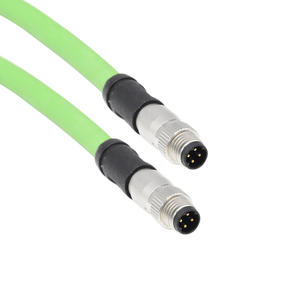M8センサーケーブル防水IP67コネクタ男性女性ダブルエンドプラグ4ピンDコード成形可能ケーブルコネクタ - Product Image 4