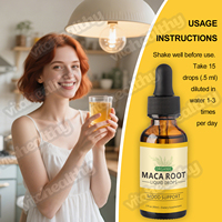 Vitahealthy OEM/ODM marque privée approvisionnement d'usine gouttes de liquide de racine de Maca pour hommes et femmes énergie de soutien de Maca noire sexuelle
