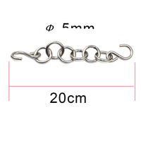Lot de 5 crochets de débosselage de carrosserie, outil de réparation durable pour bosses et dommages de grêle, chaîne réglable, accessoire automobile