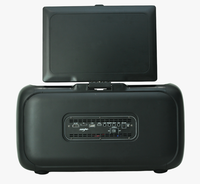 Máquina de Karaoke Portátil para Adultos con Pantalla Integrada para Mostrar Letras, 2 Micrófonos Inalámbricos Autocargables, Compatible con Teléfonos Móviles y Computadoras