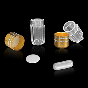 Envase de pastillas de plástico blanco HDPE al por mayor - Product Image 6