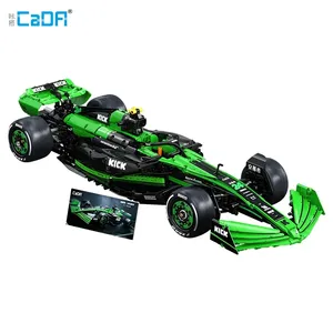 Ensemble de blocs de construction de voiture de course de Formule 1 Sauber <span class=keywords><strong>F1</strong></span> Team C44 à l'échelle 1:8, 40 pièces en plastique ABS, jouet de construction pour les 14 ans et plus - Product Image 2