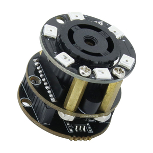 Módulos de cámara integrados de reconocimiento de alta velocidad de 2MP Exposición global Tablero de luz de visión nocturna infrarroja Tubos de agujeros circulares Negro - Product Image 2