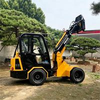 Mini-chargeuse sur pneus, chargeuse frontale, chargeuses de tracteurs, chargeuse avec moteur Kubota à vendre