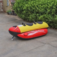 Usine spot tracteur gonflable poisson volant gonflable trois deux bateau banane eau surf rouleau glisser canapé tube remorquable