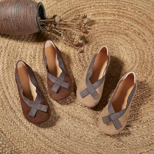 <span class=keywords><strong>รองเท้า</strong></span>แตะหนังฟรอสต์แบบเรียบสำหรับสตรีพื้นรองเท้านุ่มสำหรับสุภาพสตรีดีไซน์ใหม่ออกแบบได้ตามต้องการ - Product Image 5