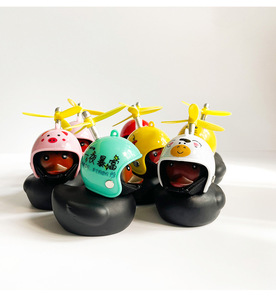 Canard décoratif imperméable pour vélo, moto, <span class=keywords><strong>voiture</strong></span>, avec ventilateur, mini-canard lumineux clignotant, jouet, décoration de <span class=keywords><strong>casque</strong></span> - Product Image 5