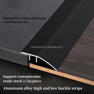 TK tùy chỉnh hiện đại nhôm cao-thấp khóa ngưỡng Dải phổ Dải chuyển tiếp cho sàn gỗ gạch men khách sạn - Product Image 2