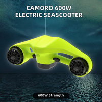 Portable électrique Seascooter propulseur sous-marin booster de plongée bouée de natation en acier inoxydable étanche flottant comprend la plongée