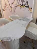 Bureau de consultation beauté médicale réception et négociation bureau de salon de beauté moderne simple lumière luxe rock board desk