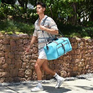 กระเป๋าใส่ของเดินทางแบบพับได้ขนาดใหญ่, กระเป๋ากีฬาขนาดใหญ่พับเก็บได้กระเป๋าเดินทางขนาดกะทัดรัด - Product Image 1