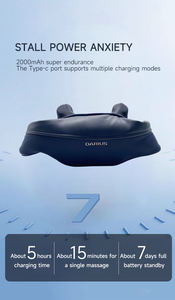 ダリウス多機能調整可能幅暖房用シアツネック & ショルダーマッサージャーワイヤレスリモコンとニーディングマッサージ付き - Product Image 5