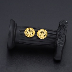 Jxx Direct Supply – Bijoux de mariée plaqués or 24 carats de haute qualité, prix de gros, comprenant des boucles d'oreilles en alliage de laiton et de cuivre - Product Image 4