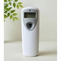 Dispenser Aerosol Parfum Otomatis Toilet 300ml Penyegar Udara Kamar Mandi Penyemprot Aroma dengan Baterai LCD untuk Hotel Kantor
