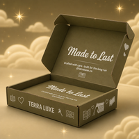 Cajas de Embalaje Corrugadas Personalizadas con Logotipo, Cajas de Regalo Bonitas y Plegables, Cajas de Envío Portátiles para Juguetes y Regalos