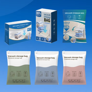 Tas penyimpanan vakum ekstra besar 60*80cm, tas penyimpanan vakum transparan dengan selimut dan pakaian di ruang tamu - Product Image 3