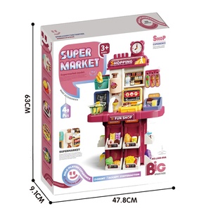 2025 plus récent semblant jouer épicerie <span class=keywords><strong>jouet</strong></span> L666-89 Mini supermarché ensemble jeu de rôle avec <span class=keywords><strong>caisse</strong></span> <span class=keywords><strong>enregistreuse</strong></span> pour enfants meilleurs cadeaux - Product Image 5
