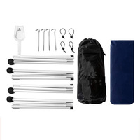 Abri solaire portable en lycra, imperméable, résistant à la pluie et au soleil, tente d'extérieur pour le camping et les voyages à la plage