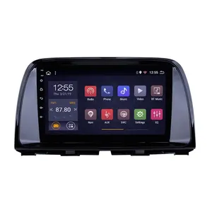 Wanqi 9英寸 4/8 核心 Android 9 车载 dvd 多媒体播放器收音机视频立体声 gps navi 音响系统马自达 CX-5 2013-2016