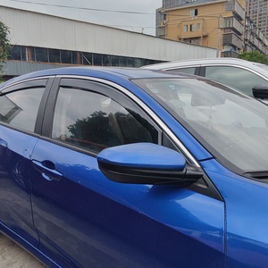 Déflecteurs de vent pour vitres de voiture HONDA CIVIC SEDAN 10ème génération 2016-2020, accessoires de voiture, déflecteurs de vent pour pare-pluie à injection - Product Image 2