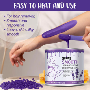 Épilation à la cire pour le corps, zone <span class=keywords><strong>intime</strong></span>, bikini, épilation permanente, extrait de miel, pour tous types de peau, indolore, rapide, nettoyage des racines - Product Image 6