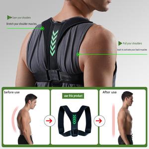 <b>Back</b> Posture Corrector Hot Sale Shoulder Corrective Support Pain Relief Belt Therapy Shoulder Posture Adjustable <b>Brace</b> - Product Image 1