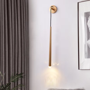 Lampada a Sospensione LED in Ferro e Cristallo Dorato, Stile Nordico Postmoderno di Lusso, per Soggiorno, <span class=keywords><strong>Camera</strong></span> <span class=keywords><strong>da</strong></span> <span class=keywords><strong>Letto</strong></span>, Corridoio - Product Image 1