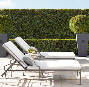 Chaise longue <span class=keywords><strong>de</strong></span> jardin, design <span class=keywords><strong>simple</strong></span>, cadre en aluminium forgé durable, mobilier <span class=keywords><strong>de</strong></span> salon - Product Image 4