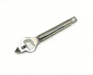 Ouvre-boîtes multifonctionnel 3-en-1 en acier inoxydable robuste pour la maison, la cuisine et le bar - Product Image 1