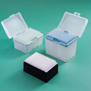 Pontas integradas para filtro transparente, pontas de pipeta para transferência de líquidos, pontas para laboratório, 12.5ul, 125ul, 300ul, 1250ul