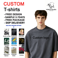 Kaos Pria Oversize Putih Klasik Tahan Lama, Kasual, Bernapas, Polos, Custom, Bahan Super Lembut