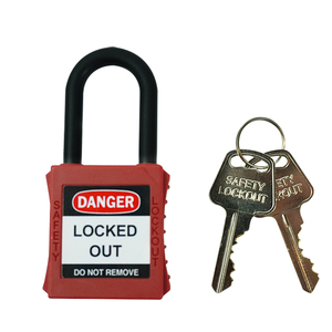 Candado de Seguridad Aislado con Grillete de Acero de 38 mm Elecpopular, Económico, con Llave Igual, Acabado Pulido, Fácil Instalación - Product Image 1