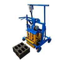 Mini machine de fabrication de blocs QMR2-45 Machine à briques en béton