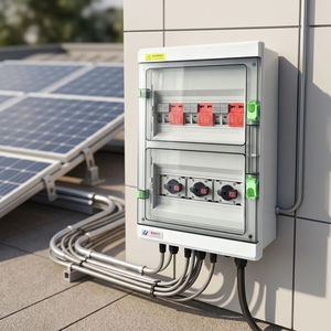 Caja Combinadora Solar Fotovoltaica IP65 1000V 3 Entradas 3 Salidas 3 Cadenas PV3/3 para Sistemas de Energía Solar Fuera de la Red - Product Image 1