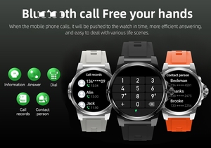 Đồng hồ tùy biến nhà máy thông minh đồng hồ thể thao tập thể dục Tracker IP68 BT cuộc gọi Heart Rate NFC kiểm soát truy cập W03 trai sang trọng đồng hồ - Product Image 5