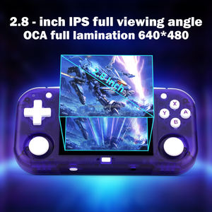 MINI 28 Consolas de juegos portátiles de bolsillo Pantalla IPS de 2,8 pulgadas 64G Consola de videojuegos clásica WI-FI para PSP/NES con WI-FI EN EL Cortex-A53 - Product Image 5