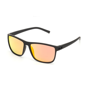Lunettes de soleil de sport rectangulaires à monture intégrale UV400 pour usage extérieur, étui à lunettes unisexe pour adultes - Product Image 5