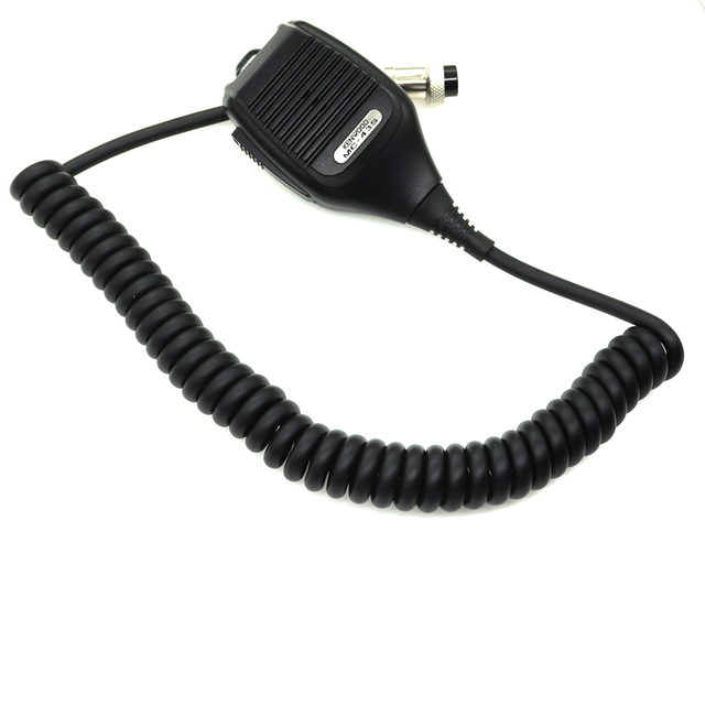 MC-43S Handheld Shoulder Round Microphone, 8 Pin Speaker, PTT Mic for Kenwood, TS-480HX, TM-231, TS-990S, TS-2000X, MC-43S