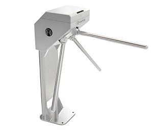 Porte verticale de barrière de contrôle d'accès de porte de tourniquet de trépied de mécanisme simple pour l'entrée