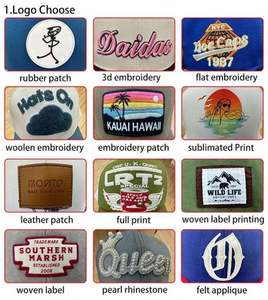 Wholesale Custom Gorras Customised Embroidery Solid Color Plain Sandwich Brim Baseball Caps Custom Hats - Product Image 6