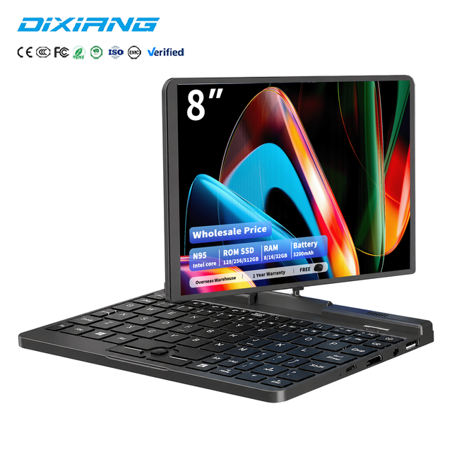 New Factory 8-Inch 2-in-1 Convertible Laptop 10-Point Touch Screen Wholesale Intel N95 12GB DDR5 RAM 512GB Windows 11 Business