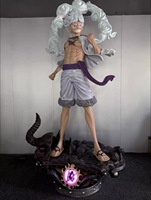 Figurine Luffy grandeur nature 1:1 200 cm One Piece Thousand Sunny en résine, statue d'anime de collection, étanche