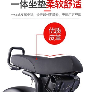 Scooter électrique Harley X9 avec moteur sans balais, siège, pour trajets urbains, noir, unisexe, étanche, prise US - Product Image 2