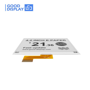 GDEM042T31 Módulo de pantalla de papel electrónico de 4,2 pulgadas de ultra bajo consumo, resolución de 400 × 300, pantalla de tinta electrónica SPI de actualización parcial rápida de 0,3 s - Product Image 4