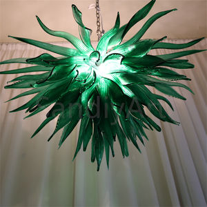 Design ispirato alla natura illuminazione lampadario in erba di vetro Murano fatta a <span class=keywords><strong>mano</strong></span> - Product Image 6