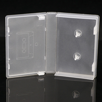 WEISHENG Boîte de rangement en gros pour cassettes vidéo VHS avec supports et étui personnalisé en plastique pour cassettes musicales