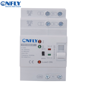 110V/220V 2P/4P ATS tự động chuyển đổi năng lượng kép chuyển đổi tự động Din Rail chuyển đổi cho Máy phát điện 63A - Product Image 2