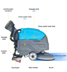 Factory Price CE Commercial Clean <b>Machine</b> Floor Cleaner Industrial <b>Walk</b> Behind Floor Scrubber - Product Image 3