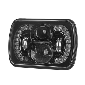 Faros Delanteros LED Cuadrados LOYO de 7 Pulgadas, Faro Delantero con Halo, Luz Alta y Baja, Proyector para Jeep Cherokee XJ - Product Image 6