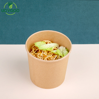 Bacs à soupe jetables Contenants à soupe en carton kraft à emporter